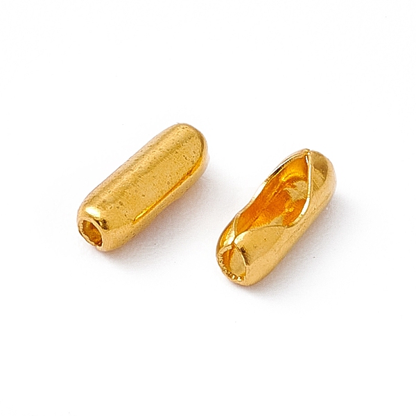 PandaHall Golden Tone Iron Ball Chain Connectors, Color, 5mm long, 2.5mm wide, 2mm thick, hole: 1mm, Fit for 1.5mm ball chain Iron
PandaHall Golden Tone Iron Ball Chain Connectors, Color, 5mm long, 2.5mm wide, 2mm thick, hole: 1mm, Fit for 1.5mm ball chain Iron