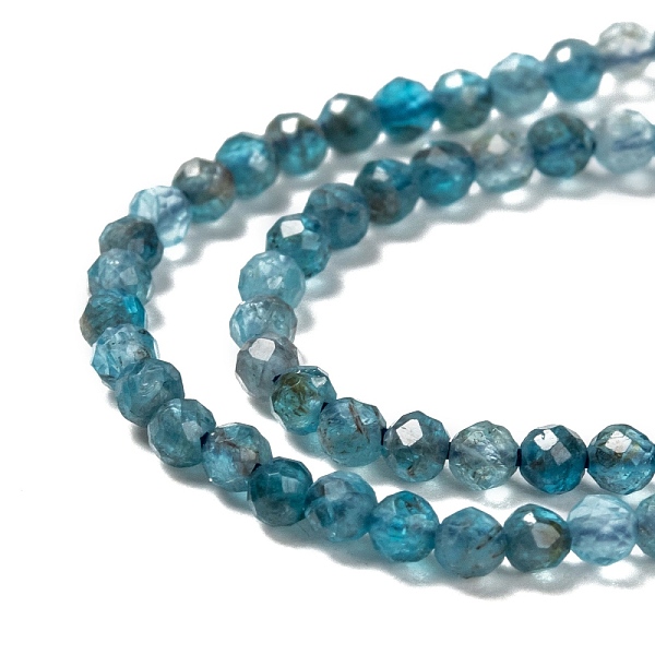 PandaHall Natural Apatite Beads Strands, Faceted, Round, 2mm, Hole: 0.5mm, about 175pcs/strand, 14.9 inch(38cm) Apatite Round
PandaHall Natural Apatite Beads Strands, Faceted, Round, 2mm, Hole: 0.5mm, about 175pcs/strand, 14.9 inch(38cm) Apatite Round