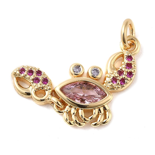 PandaHall Rack Plating Brass Micro Pave Cubic Zirconia Pendants, Cadmium Free & Lead Free, Long-Lasting Plated, Crab, Real 18K Gold Plated..., Multicolor
PandaHall Rack Plating Brass Micro Pave Cubic Zirconia Pendants, Cadmium Free & Lead Free, Long-Lasting Plated, Crab, Real 18K Gold Plated..., Multicolor