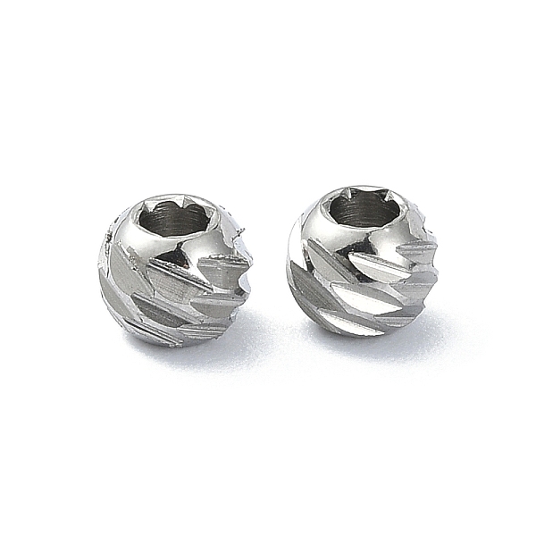 PandaHall 316 Stainless Steel Beads, Diamond Cut, Round, Stainless Steel Color, 5x4mm, Hole: 2mm 316 Surgical Stainless Steel Round
PandaHall 316 Stainless Steel Beads, Diamond Cut, Round, Stainless Steel Color, 5x4mm, Hole: 2mm 316 Surgical Stainless Steel Round