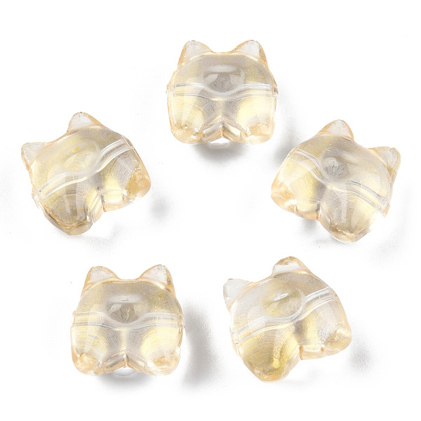 PandaHall Transparent Spray Painted Glass Beads, with Glitter Powder, Bear, Goldenrod, 13x13x9mm, Hole: 1.2mm Glass Bear Gold
PandaHall Transparent Spray Painted Glass Beads, with Glitter Powder, Bear, Goldenrod, 13x13x9mm, Hole: 1.2mm Glass Bear Gold