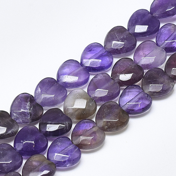 PandaHall Natural Amethyst Beads Strands, Faceted, Heart, 10x10x5mm, Hole: 1.2mm, about 20pcs/strand, 7.4 inch Amethyst Heart
PandaHall Natural Amethyst Beads Strands, Faceted, Heart, 10x10x5mm, Hole: 1.2mm, about 20pcs/strand, 7.4 inch Amethyst Heart