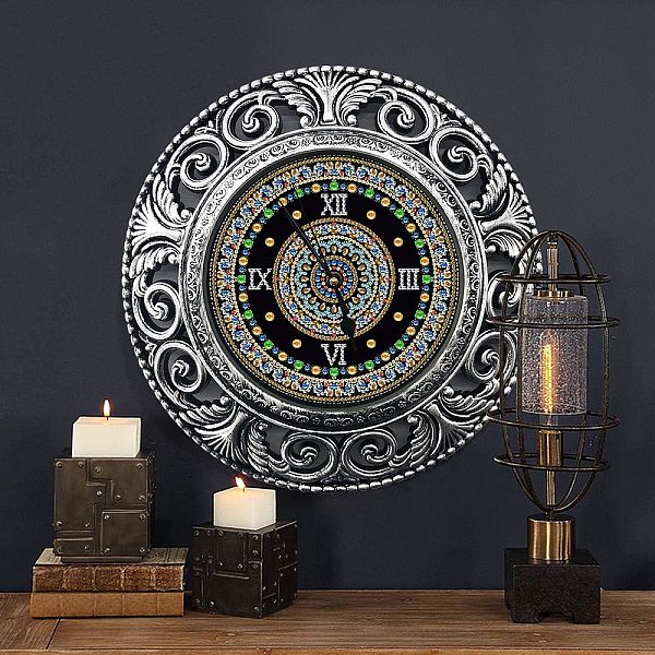 PandaHall DIY Clock Diamond Painting Kits, Including Hollow-out Round Plastic Plate, Resin Rhinestones, Diamond Sticky Pen, Tray Plate and...
PandaHall DIY Clock Diamond Painting Kits, Including Hollow-out Round Plastic Plate, Resin Rhinestones, Diamond Sticky Pen, Tray Plate and...