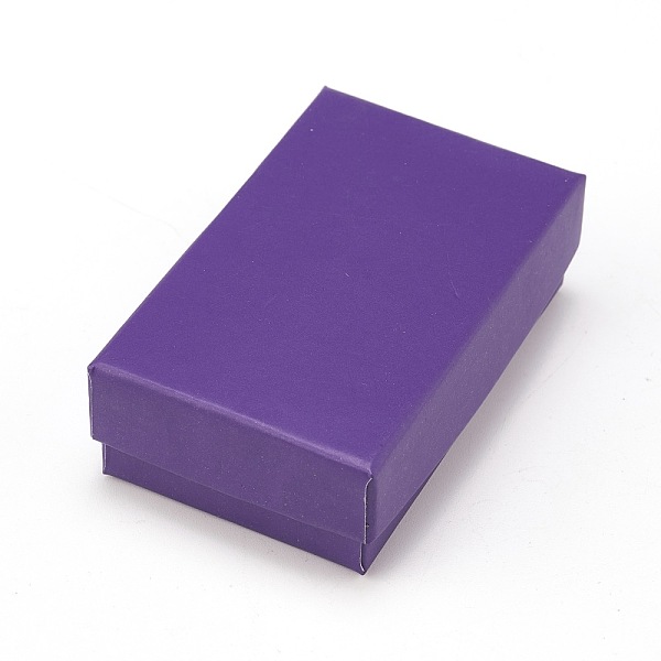 PandaHall Cardboard Jewelry Pendant/Earring Boxes, 2 Slots, with Black Sponge, for Jewelry Gift Packaging, Purple, 8.4x5.1x2.5cm Paper...
PandaHall Cardboard Jewelry Pendant/Earring Boxes, 2 Slots, with Black Sponge, for Jewelry Gift Packaging, Purple, 8.4x5.1x2.5cm Paper...