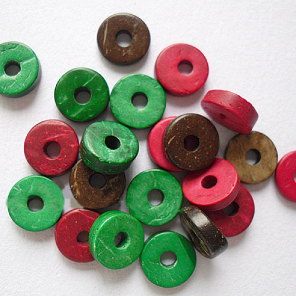 PandaHall Round Buttons with Single Hole, Coconut Button, Mixed Color, 10mm in diameter Coconut Multicolor
PandaHall Round Buttons with Single Hole, Coconut Button, Mixed Color, 10mm in diameter Coconut Multicolor
