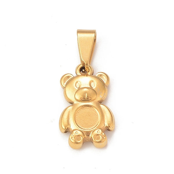 PandaHall Ion Plating(IP) 304 Stainless Steel Pendant Cabochon Setting, Bear, Golden, Tray: 4mm, 18x11.5x3mm, Hole: 4x8mm 304 Stainless...
PandaHall Ion Plating(IP) 304 Stainless Steel Pendant Cabochon Setting, Bear, Golden, Tray: 4mm, 18x11.5x3mm, Hole: 4x8mm 304 Stainless...