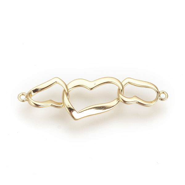 PandaHall Brass Links connectors, Heart, Golden, 30x9x1.5mm, Hole: 1mm Brass Heart
PandaHall Brass Links connectors, Heart, Golden, 30x9x1.5mm, Hole: 1mm Brass Heart