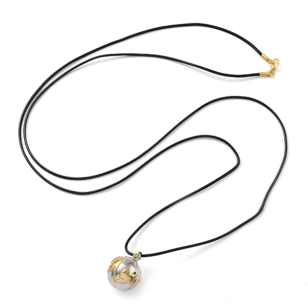 PandaHall Alloy Bola Pregnancy Pendant Necklaces, Harmony Ball Necklace, Lute Ball with Word Mom, Platinum & Golden, 45.67 inch(116cm) Alloy...
PandaHall Alloy Bola Pregnancy Pendant Necklaces, Harmony Ball Necklace, Lute Ball with Word Mom, Platinum & Golden, 45.67 inch(116cm) Alloy...