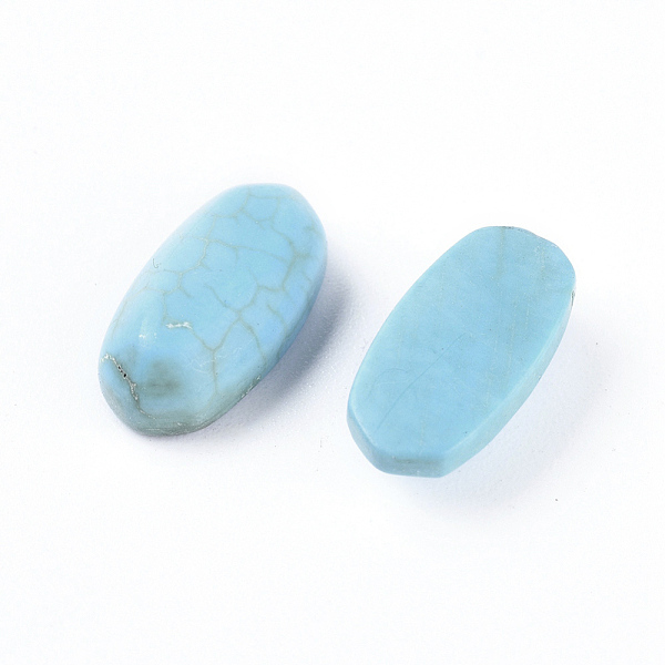 PandaHall Natural Howlite Cabochons, Faceted, Oval, Dyed & Heated, 14x7x4mm Howlite Oval Green
PandaHall Natural Howlite Cabochons, Faceted, Oval, Dyed & Heated, 14x7x4mm Howlite Oval Green