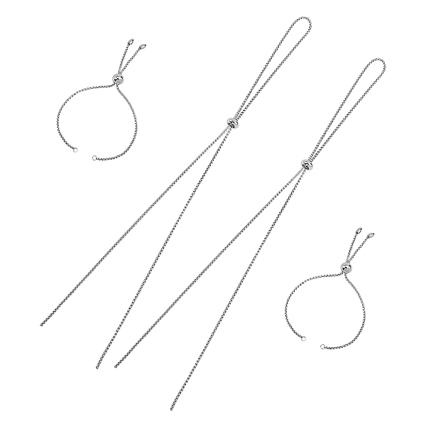 PandaHall Unicraftale 304 Stainless Steel Box Chain Necklace Making, with Slider Stopper Beads and Slider Bracelet/Bolo Bracelets Making...
PandaHall Unicraftale 304 Stainless Steel Box Chain Necklace Making, with Slider Stopper Beads and Slider Bracelet/Bolo Bracelets Making...