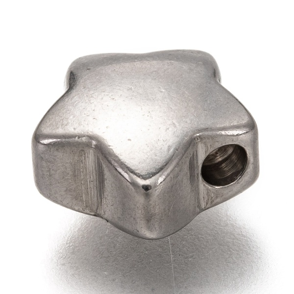 PandaHall 304 Stainless Steel Beads, Star, Stainless Steel Color, 11x12x6mm, Hole: 2.5mm 304 Stainless Steel Star
PandaHall 304 Stainless Steel Beads, Star, Stainless Steel Color, 11x12x6mm, Hole: 2.5mm 304 Stainless Steel Star