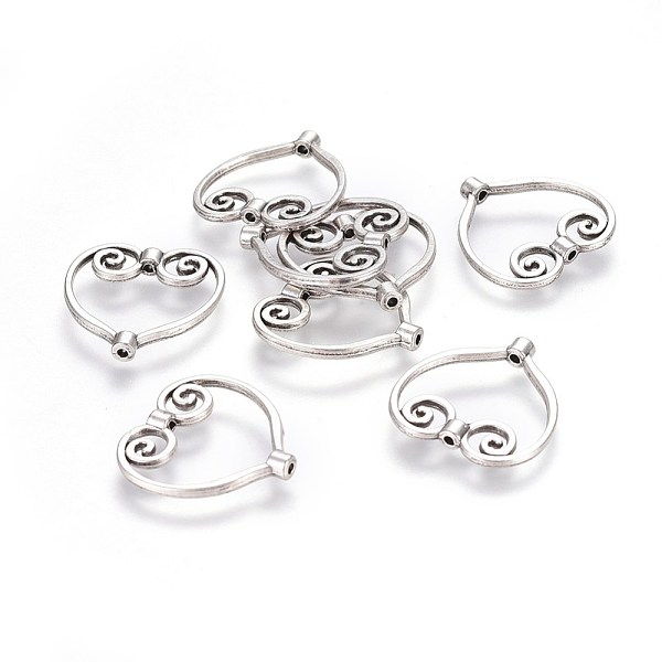 PandaHall Tibetan Style Alloy Bead Frames, Lead Free & Nickel Free & Cadmium Free, Heart, Thailand Sterling Silver Plated, 20x20x3mm, Hole...
PandaHall Tibetan Style Alloy Bead Frames, Lead Free & Nickel Free & Cadmium Free, Heart, Thailand Sterling Silver Plated, 20x20x3mm, Hole...