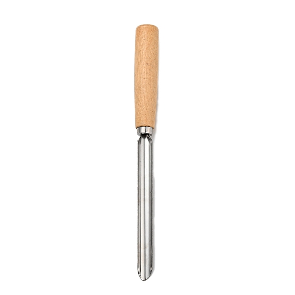 PandaHall 201 Stainless Steel Fruit and Vegetable Corer, with Wood Handle, Stainless Steel Color, 249x24mm 201 Stainless Steel
PandaHall 201 Stainless Steel Fruit and Vegetable Corer, with Wood Handle, Stainless Steel Color, 249x24mm 201 Stainless Steel