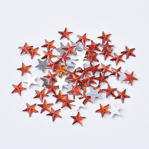 PandaHall Acrylic Rhinestone Flat Back Cabochons, Back Plated, Faceted, Star, Red, 10x1.5mm Acrylic Rhinestone Star Red
PandaHall Acrylic Rhinestone Flat Back Cabochons, Back Plated, Faceted, Star, Red, 10x1.5mm Acrylic Rhinestone Star Red