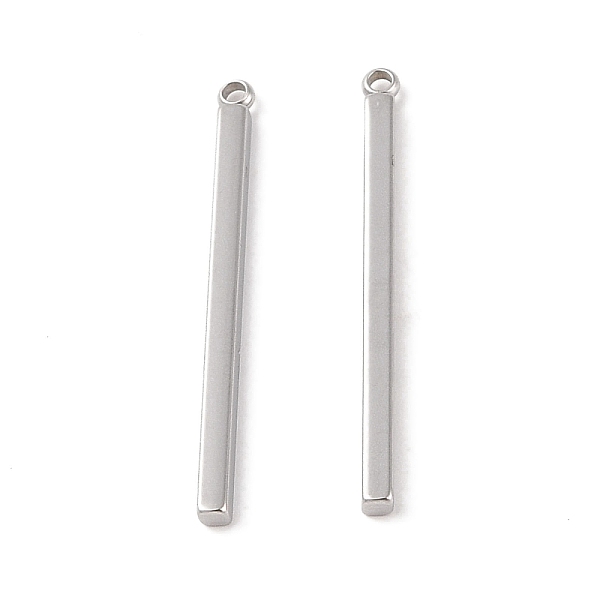 PandaHall 304 Stainless Steel Pendants, Cuboid/Bar Charm, Stainless Steel Color, 32.5x2.5x2mm, Hole: 1.4mm 304 Stainless Steel Cuboid
PandaHall 304 Stainless Steel Pendants, Cuboid/Bar Charm, Stainless Steel Color, 32.5x2.5x2mm, Hole: 1.4mm 304 Stainless Steel Cuboid