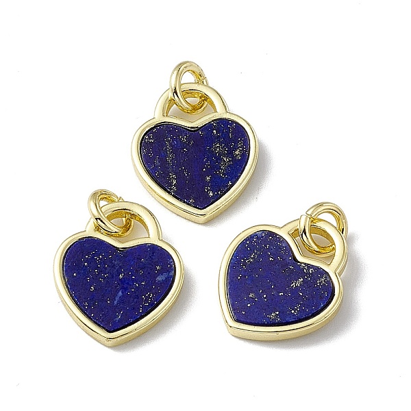 PandaHall Natural Lapis Lazuli Heart Charms, with Rack Plating Golden Tone Brass Findings, Cadmium Free & Lead Free, 14x12x2mm, Hole: 3mm...
PandaHall Natural Lapis Lazuli Heart Charms, with Rack Plating Golden Tone Brass Findings, Cadmium Free & Lead Free, 14x12x2mm, Hole: 3mm...