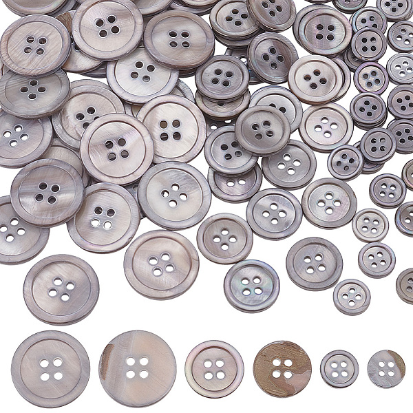 PandaHall PH 100pcs Natural Shell Buttons, 4-Hole Sewing Buttons 10/15/20mm Round Shell Buttons Grey Craft Seashell Buttons for Cloth Coats..., Gray
PandaHall PH 100pcs Natural Shell Buttons, 4-Hole Sewing Buttons 10/15/20mm Round Shell Buttons Grey Craft Seashell Buttons for Cloth Coats..., Gray
