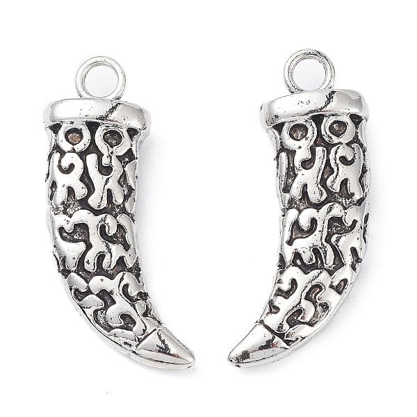 PandaHall Alloy Pendants, Lead Free & Cadmium Free, Ox Horn, Antique Silver, 41x21x8.5mm, Hole: 4mm Alloy Horn
PandaHall Alloy Pendants, Lead Free & Cadmium Free, Ox Horn, Antique Silver, 41x21x8.5mm, Hole: 4mm Alloy Horn