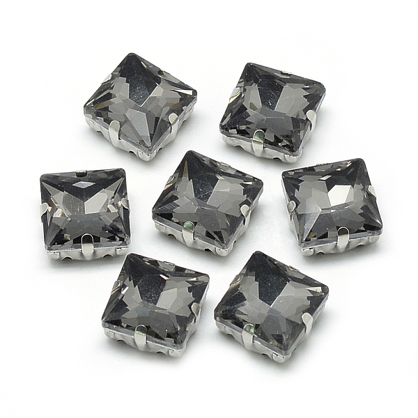 PandaHall Sew on Rhinestone, Multi-strand Links, Glass Rhinestone, with Brass Prong Settings, Garments Accessories, Faceted, Square..., Gray
PandaHall Sew on Rhinestone, Multi-strand Links, Glass Rhinestone, with Brass Prong Settings, Garments Accessories, Faceted, Square..., Gray