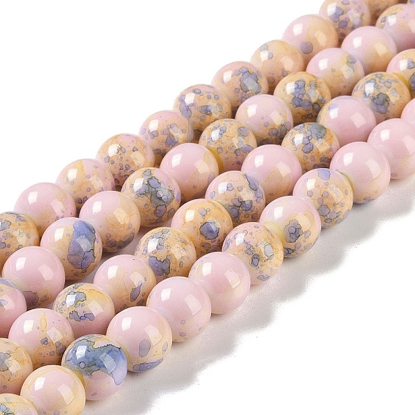 PandaHall Baking Paint Glass Bead Strands, Round, Moccasin, 10mm, Hole: 1.4mm, about 85~86pcs/strand, 31.10~31.50''(79~80cm) Glass Round..., Orange
PandaHall Baking Paint Glass Bead Strands, Round, Moccasin, 10mm, Hole: 1.4mm, about 85~86pcs/strand, 31.10~31.50''(79~80cm) Glass Round..., Orange