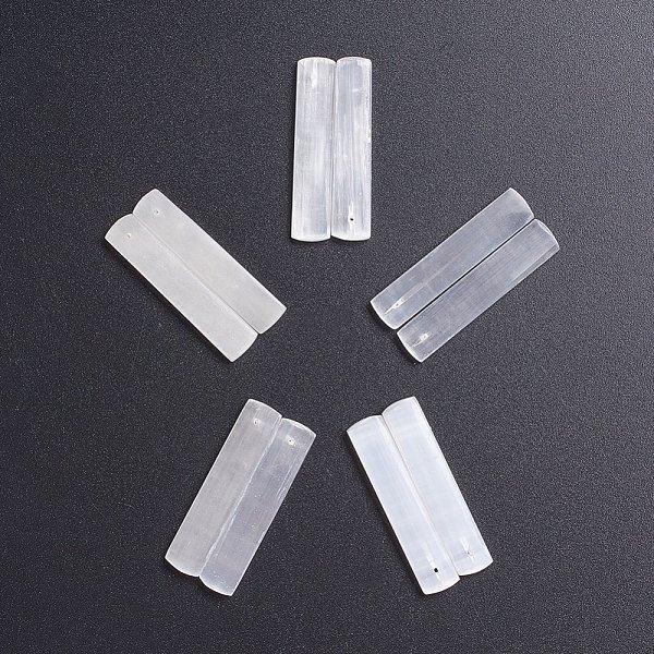 PandaHall Natural Selenite Pendants, for Jewelry Making, Rectangle, 48~48.5x10~10.5x4~4.5mm, Hole: 1mm Selenite Rectangle
PandaHall Natural Selenite Pendants, for Jewelry Making, Rectangle, 48~48.5x10~10.5x4~4.5mm, Hole: 1mm Selenite Rectangle