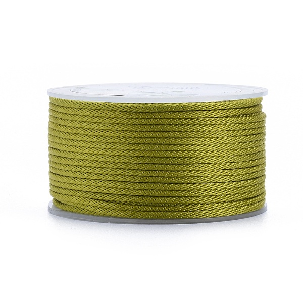 PandaHall Polyester Braided Cords, for Jewelry Making Beading Crafting, Olive, 2mm, about 21.87 yards(20m)/roll Polyester Green
PandaHall Polyester Braided Cords, for Jewelry Making Beading Crafting, Olive, 2mm, about 21.87 yards(20m)/roll Polyester Green