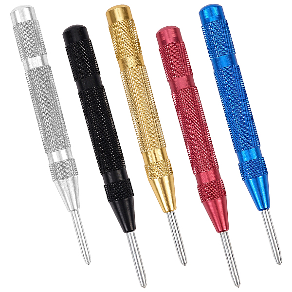 PandaHall BENECREAT High-speed Steel Locatied Puncher, for Hole Punching, Mixed Color, 125x12.5mm, 5pcs/set Steel Multicolor
PandaHall BENECREAT High-speed Steel Locatied Puncher, for Hole Punching, Mixed Color, 125x12.5mm, 5pcs/set Steel Multicolor