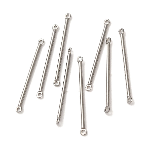 PandaHall 304 Stainless Steel Links, Bar Connector Charms, Stainless Steel Color, 35x2.5x1.5mm, Hole: 1.4mm 304 Stainless Steel Stick
PandaHall 304 Stainless Steel Links, Bar Connector Charms, Stainless Steel Color, 35x2.5x1.5mm, Hole: 1.4mm 304 Stainless Steel Stick