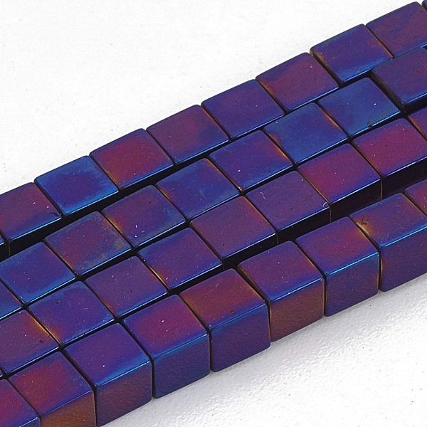 PandaHall Non-magnetic Synthetic Hematite Beads Strands, Grade A, Cube Beads for Jewelry Making, Purple Plated, 3x3x3mm, Hole: 1mm, about...
PandaHall Non-magnetic Synthetic Hematite Beads Strands, Grade A, Cube Beads for Jewelry Making, Purple Plated, 3x3x3mm, Hole: 1mm, about...