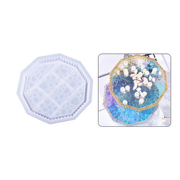 PandaHall DIY Silicone Storage Molds, Resin Casting Molds, Clay Craft Mold Tools, Polygon, 193x184x26mm Silicone Polygon White
PandaHall DIY Silicone Storage Molds, Resin Casting Molds, Clay Craft Mold Tools, Polygon, 193x184x26mm Silicone Polygon White