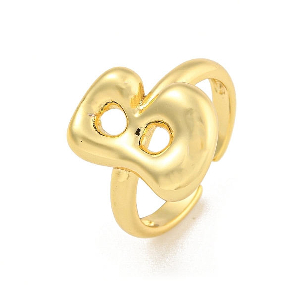 PandaHall Brass Letter Open Cuff Rings for Women, Adjustable, Real 18K Gold Plated, Letter B, 15~16.5x7~16.5mm Brass Letter B
PandaHall Brass Letter Open Cuff Rings for Women, Adjustable, Real 18K Gold Plated, Letter B, 15~16.5x7~16.5mm Brass Letter B