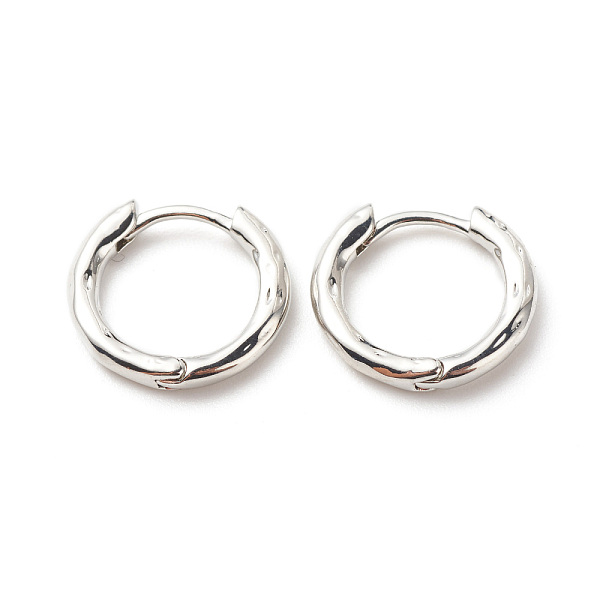 PandaHall Brass Tubular Hoop Earrings for Women, Cadmium Free & Lead Free, Platinum, 13.5x14.5x2mm, Pin: 0.8mm Brass Round
PandaHall Brass Tubular Hoop Earrings for Women, Cadmium Free & Lead Free, Platinum, 13.5x14.5x2mm, Pin: 0.8mm Brass Round