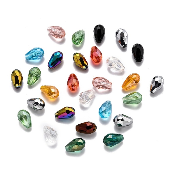 PandaHall Mixed Style Glass Beads, Faceted, Teardrop, Mixed Color, 12x8mm, Hole: 1.6mm, about 100pcs/bag Glass Teardrop Multicolor
PandaHall Mixed Style Glass Beads, Faceted, Teardrop, Mixed Color, 12x8mm, Hole: 1.6mm, about 100pcs/bag Glass Teardrop Multicolor