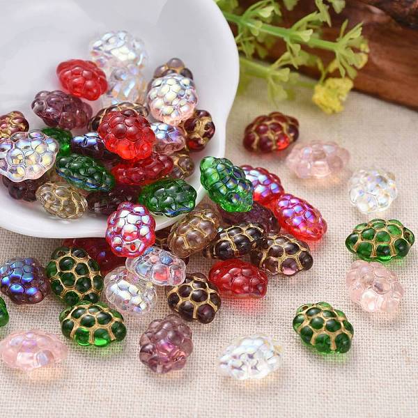 PandaHall Czech Glass Beads, AB Color Plated/Gold Inlay Color, Grape, Mixed Color, 14x10.5~11x6.5~7mm, Hole: 1mm, about 117pcs~123pcs/bag..., Multicolor
PandaHall Czech Glass Beads, AB Color Plated/Gold Inlay Color, Grape, Mixed Color, 14x10.5~11x6.5~7mm, Hole: 1mm, about 117pcs~123pcs/bag..., Multicolor
