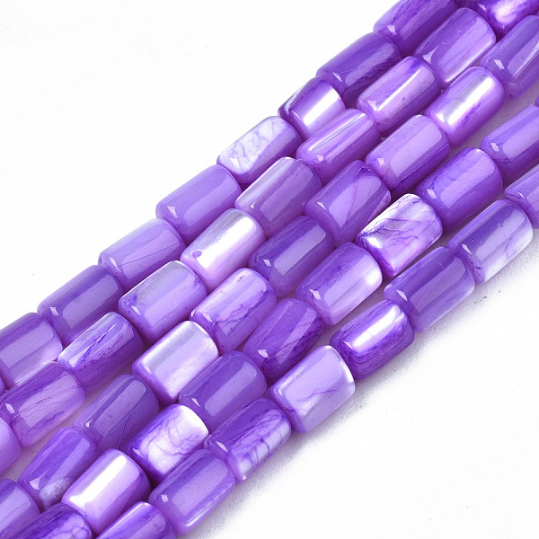 PandaHall Natural Trochid Shell/Trochus Shell Beads Strands, Dyed, Column, Blue Violet, 4~5x3~3.5mm, Hole: 0.9mm, about 77~78pcs/strand...
PandaHall Natural Trochid Shell/Trochus Shell Beads Strands, Dyed, Column, Blue Violet, 4~5x3~3.5mm, Hole: 0.9mm, about 77~78pcs/strand...