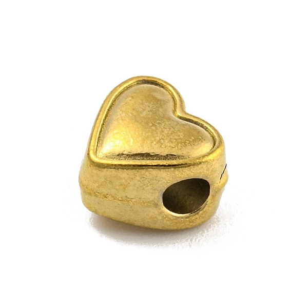 PandaHall 304 Stainless Steel Beads, Heart, Golden, 8x8x6mm, Hole: 2.3mm 304 Stainless Steel Heart
PandaHall 304 Stainless Steel Beads, Heart, Golden, 8x8x6mm, Hole: 2.3mm 304 Stainless Steel Heart