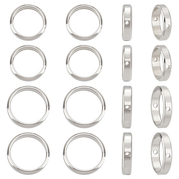 PandaHall UNICRAFTALE 16Pcs 2 Sizes Bead Frame Double Hole Frame Spacer Beads 12/14mm 201 Stainless Steel Metal Beads Round Frames Links...
PandaHall UNICRAFTALE 16Pcs 2 Sizes Bead Frame Double Hole Frame Spacer Beads 12/14mm 201 Stainless Steel Metal Beads Round Frames Links...