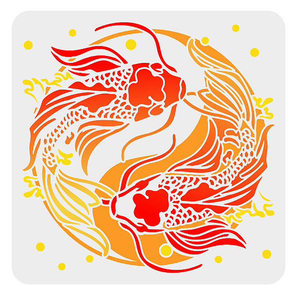 PandaHall PET Hollow Out Drawing Painting Stencils, for DIY Scrapbook, Photo Album, Fish Pattern, 30x30cm Plastic Fish
PandaHall PET Hollow Out Drawing Painting Stencils, for DIY Scrapbook, Photo Album, Fish Pattern, 30x30cm Plastic Fish