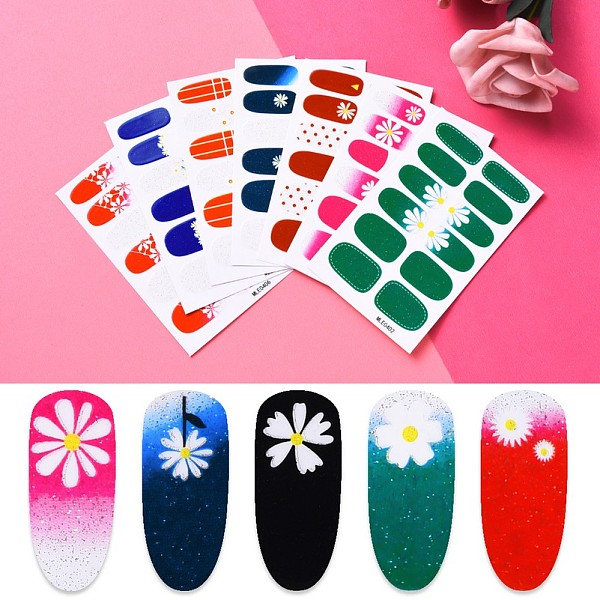PandaHall Full-Cover Wraps Nail Polish Stickers, Flower Chrysanthemum Self-adhesive Nail Art Decals Strips, for Woman Girls DIY Nail Art..., Multicolor
PandaHall Full-Cover Wraps Nail Polish Stickers, Flower Chrysanthemum Self-adhesive Nail Art Decals Strips, for Woman Girls DIY Nail Art..., Multicolor