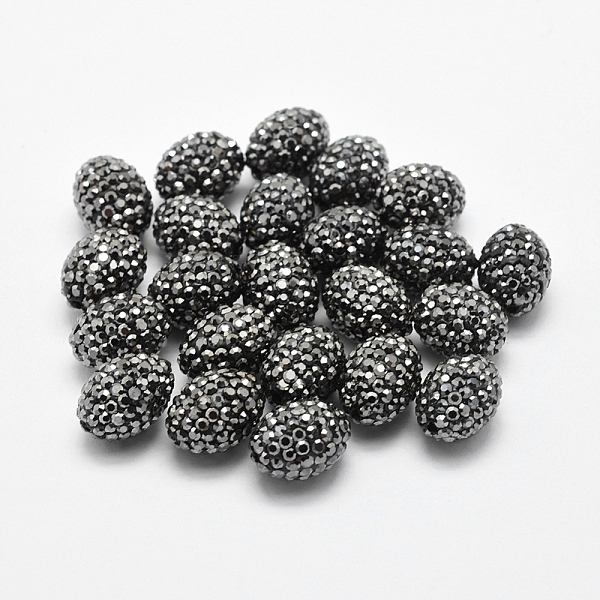 PandaHall Handmade Polymer Clay Rhinestone Beads, Oval, Hematite, 16x11mm, Hole: 1.5mm Polymer Clay+Glass Rhinestone Oval Black
PandaHall Handmade Polymer Clay Rhinestone Beads, Oval, Hematite, 16x11mm, Hole: 1.5mm Polymer Clay+Glass Rhinestone Oval Black