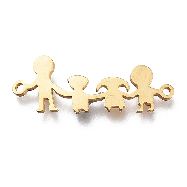 PandaHall 304 Stainless Steel Links Connectors, Laser Cut, Family, Golden, 9.5x25x1mm, Hole: 1mm 304 Stainless Steel Others
PandaHall 304 Stainless Steel Links Connectors, Laser Cut, Family, Golden, 9.5x25x1mm, Hole: 1mm 304 Stainless Steel Others