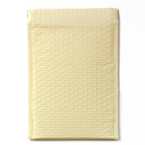 PandaHall Matte Film Package Bags, Bubble Mailer, Padded Envelopes, Rectangle, Lemon Chiffon, 22.2x12.4x0.2cm Plastic None
PandaHall Matte Film Package Bags, Bubble Mailer, Padded Envelopes, Rectangle, Lemon Chiffon, 22.2x12.4x0.2cm Plastic None