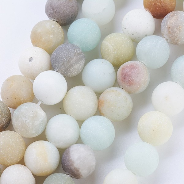 PandaHall Frosted Natural Flower Amazonite Round Bead Strands, 8~8.5mm, Hole: 1mm, about 47pcs/strand, 15.5 inch Flower Amazonite Round
PandaHall Frosted Natural Flower Amazonite Round Bead Strands, 8~8.5mm, Hole: 1mm, about 47pcs/strand, 15.5 inch Flower Amazonite Round