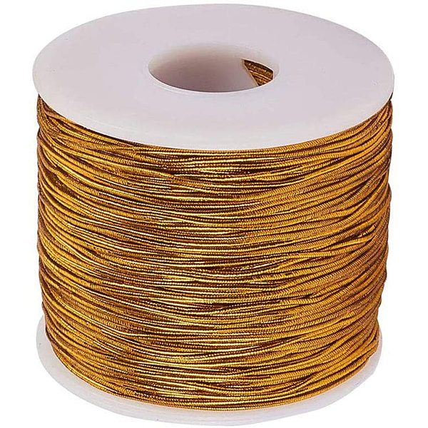 PandaHall 1 Roll 100m/Roll 1mm Round Elastic Stretch String Cord for Bracelet Neckelace DIY Jewelry Making, Goldenrod Elastic Fibre Round..., Gold
PandaHall 1 Roll 100m/Roll 1mm Round Elastic Stretch String Cord for Bracelet Neckelace DIY Jewelry Making, Goldenrod Elastic Fibre Round..., Gold