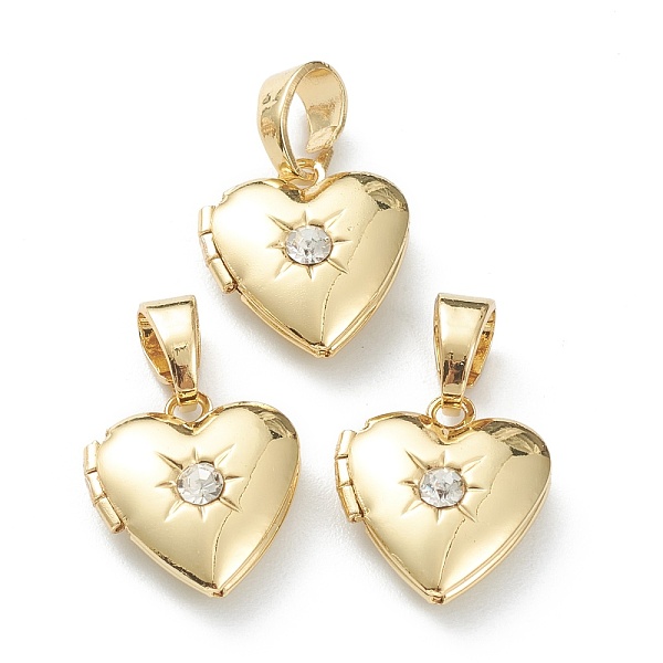 PandaHall Brass Micro Pave Clear Cubic Zirconia Locket Pendants, Photo Frame Pendants for Necklaces, Long-Lasting Plated, Heart, Real 18K...
PandaHall Brass Micro Pave Clear Cubic Zirconia Locket Pendants, Photo Frame Pendants for Necklaces, Long-Lasting Plated, Heart, Real 18K...
