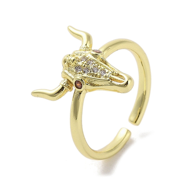 PandaHall Brass Pave Cubic Zirconia Open Cuff Rings, Cow, Real 18K Gold Plated, Inner Diameter: 17.2mm Brass+Cubic Zirconia Other Animal..., Clear
PandaHall Brass Pave Cubic Zirconia Open Cuff Rings, Cow, Real 18K Gold Plated, Inner Diameter: 17.2mm Brass+Cubic Zirconia Other Animal..., Clear