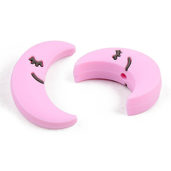 PandaHall Food Grade Eco-Friendly Silicone Focal Beads, Chewing Beads For Teethers, DIY Nursing Necklaces Making, Moon, Pearl Pink...
PandaHall Food Grade Eco-Friendly Silicone Focal Beads, Chewing Beads For Teethers, DIY Nursing Necklaces Making, Moon, Pearl Pink...