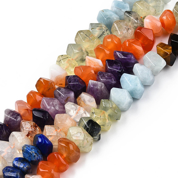 PandaHall Natural Mixed Gemstone Beads Strands, Natural Tiger Eye & Aquamarine & Prehnite & Botswana Agate & Amethyst & Citrine & Lapis...
PandaHall Natural Mixed Gemstone Beads Strands, Natural Tiger Eye & Aquamarine & Prehnite & Botswana Agate & Amethyst & Citrine & Lapis...