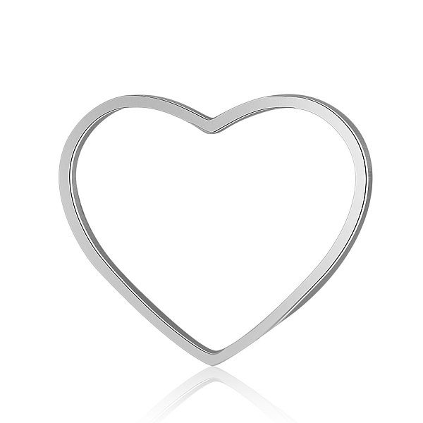 PandaHall 201 Stainless Steel Linking Rings, Heart, Stainless Steel Color, 9x11.5x1mm, Hole: 9x7mm 201 Stainless Steel Heart
PandaHall 201 Stainless Steel Linking Rings, Heart, Stainless Steel Color, 9x11.5x1mm, Hole: 9x7mm 201 Stainless Steel Heart