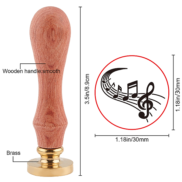 PandaHall SUPERDANT Music Staff with Notes Wax Seal Stamp Musical Letters Wax Stamp 30mm Sealing Stamps with Removable Brass Head Wood...
PandaHall SUPERDANT Music Staff with Notes Wax Seal Stamp Musical Letters Wax Stamp 30mm Sealing Stamps with Removable Brass Head Wood...